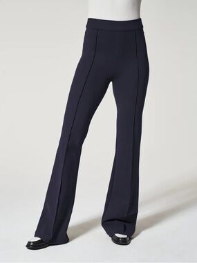 SPANX - PERFECT PANT HIGH RISE FLARE NAVY SZ L